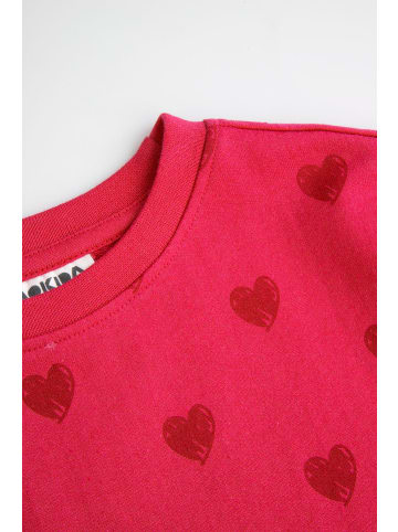 MOKIDA Langärmliges kleid in rosa