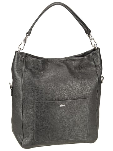 Abro Handtasche Raquel Small in Black/Nickel