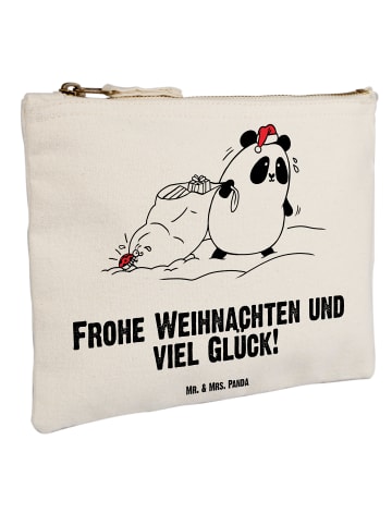 Mr. & Mrs. Panda Schulmäppchen Panda Weihnachten mit Spruch in Weiß