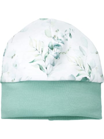 Nini Babymütze Eukalyptus in weiss
