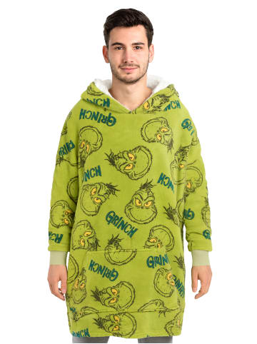 The Grinch Grinch Oversize Cozy Hoodie Übergroße Flauschiger Kuschelpullover in grün