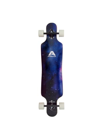 Apollo Twin Tip DT Longboard " Nebula " in lila/schwarz/blau