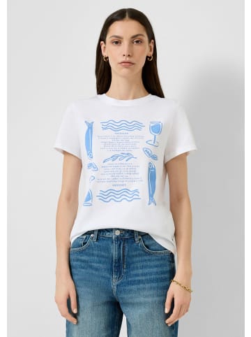 QS T-Shirt  in  01D0_weiß