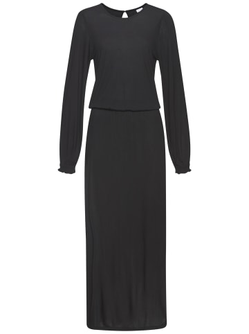 LASCANA Maxikleid in schwarz
