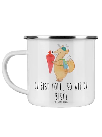 Mr. & Mrs. Panda Kaffeebecher Schulanfang Einzigartig mit Spruch in Weiß