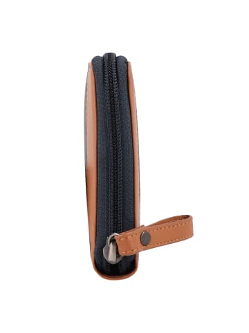 Greenburry Nappa Geldbörse RFID Schutz Leder 19.5 cm grey-tan