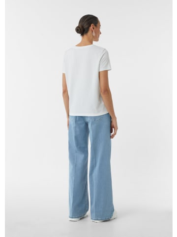 comma T-Shirt in 01E1_weiß