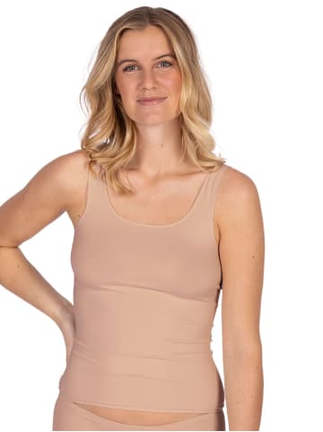 Nina von C. 2er Pack Damen Achseltop in caramel