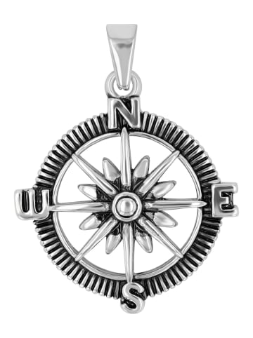 Adeliás Herren Anhänger aus Edelstahl in silber