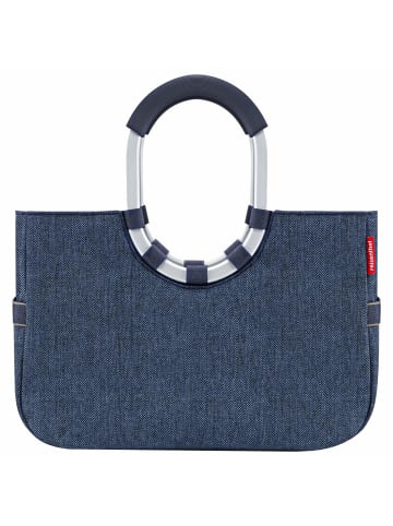 Reisenthel loopshopper M / Shopper 40 cm in herringbone dark blue