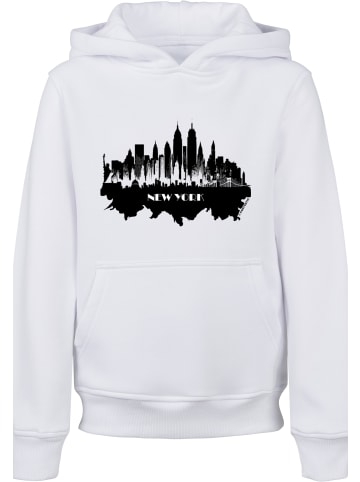 F4NT4STIC Hoodie Cities Collection - New York skyline in weiß