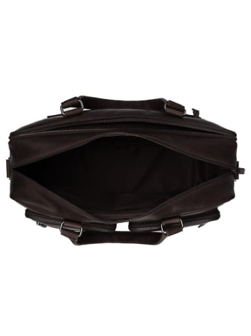 The Chesterfield Brand Wax Pull Up Aktentasche Leder 43 cm Laptopfach braun