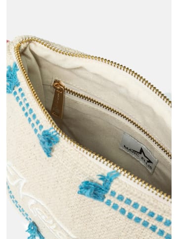 Marc Ellis Clutch in BEIGE AND BLUE
