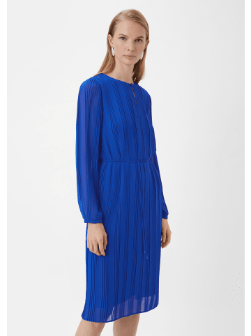 comma Kleid lang in Blau