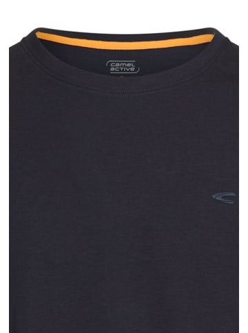 Camel Active fleXXXactive® Langarmshirt mit Stay Fresh Funktion in Navyblau