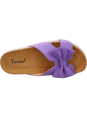 Think! Tieffußbett Pantolette CRISSI in Lavendel