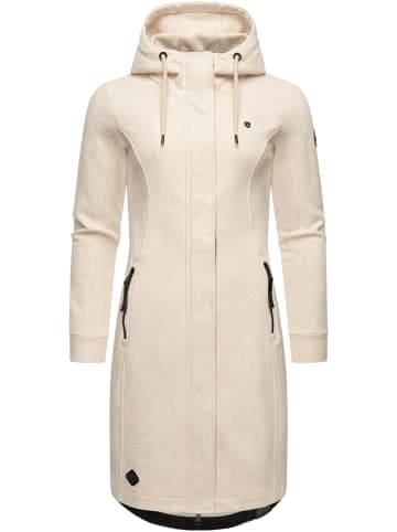 ragwear Kurzmantel Letti Long in Beige Melange