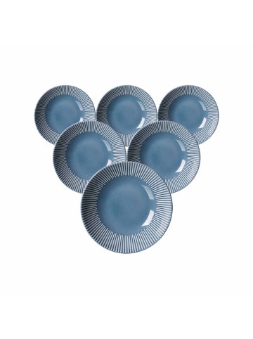 Ritzenhoff & Breker 6er Set Suppenteller Banda in ø 20 cm in Blau