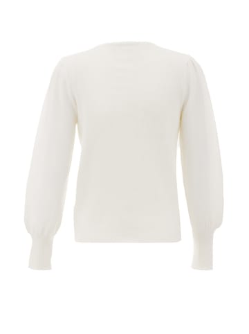 NAEMI Damen Strickpullover in Weiss