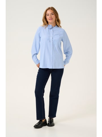 CULTURE Langarm - Hemd CUjude Relaxed fit in Blue Stripe