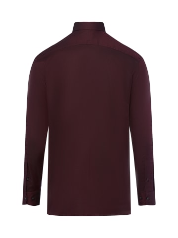 OLYMP  Hemd in bordeaux marine - 0002