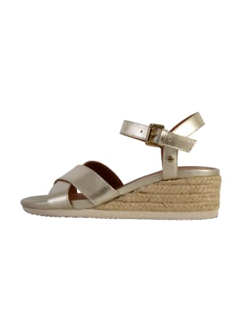 Geox Ischia Leder Keilsandale D02HHC 00022