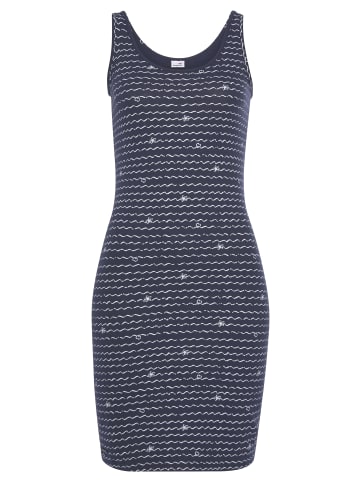Kangaroos Jerseykleid in marine-weiß