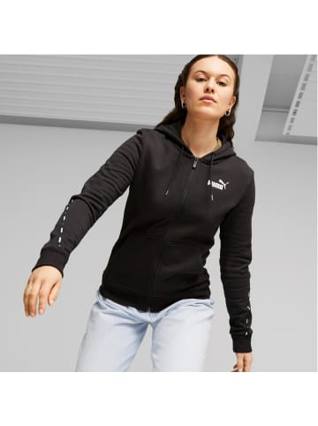 Puma Kapuzenjacke ESS Tape in Schwarz