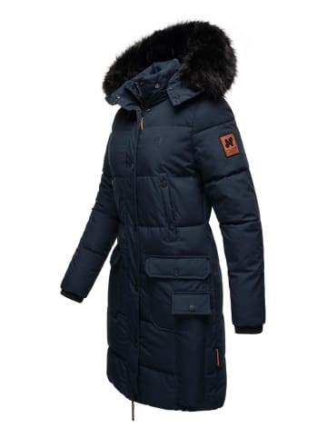 Navahoo Wintermantel Cosimaa in Navy