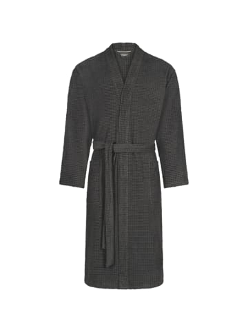Cawö Cawö Bademäntel Herren Kimono PURE Elements 6526 basalt - 740 in basalt - 740
