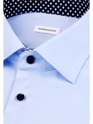 Seidensticker Business Hemd Shaped in Mittelblau