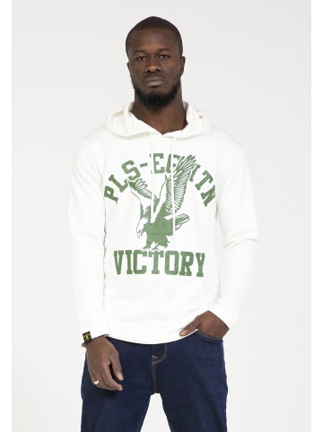 PLUS EIGHTEEN Herren Kapuzenpullover in Ecru