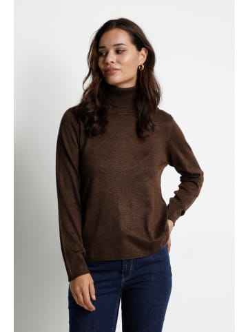 CULTURE Strickpullover CUannemarie Relaxed fit in Demitasse Melange