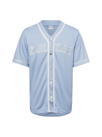 Karl Kani T-Shirt in hellblau beige - 0001