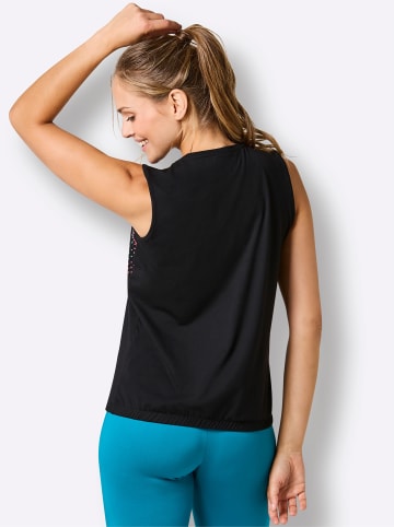 WITT WEIDEN Funktionsshirt in schwarz-bedruckt