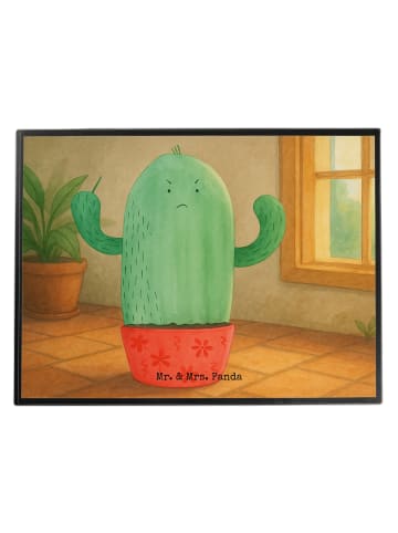 Mr. & Mrs. Panda Schreibunterlage Kaktus Wut Design ohne Spruch in Weiß