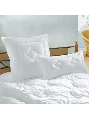 Erwin Müller Textilfaser, Hohlfaser-Kugeln Kissen Donau in weiß