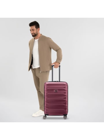 Delsey Meteor 4 Rollen Trolley 68 cm mit Dehnfalte in bordeaux