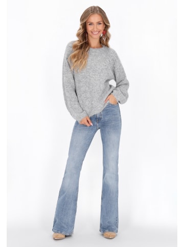 IZIA Sweater in light grey melange