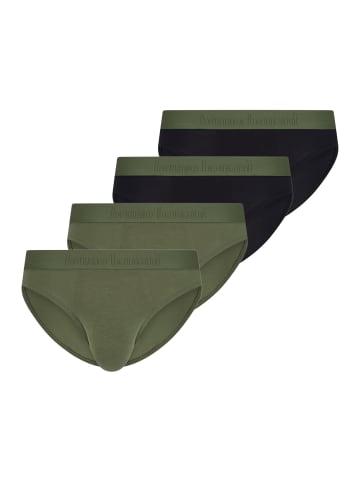 Bruno Banani Sportslip / Unterhose Flowing in Schwarz / grün