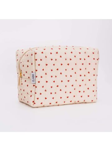 Taschen Endless Love Kosmetiktasche  in  Weiß, Rot