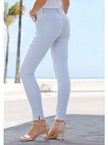 LASCANA Jeggings in weiß-blau