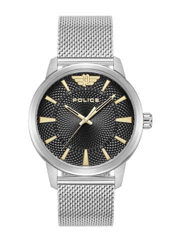 Police Analog-Armbanduhr RAHO in schwarz silber