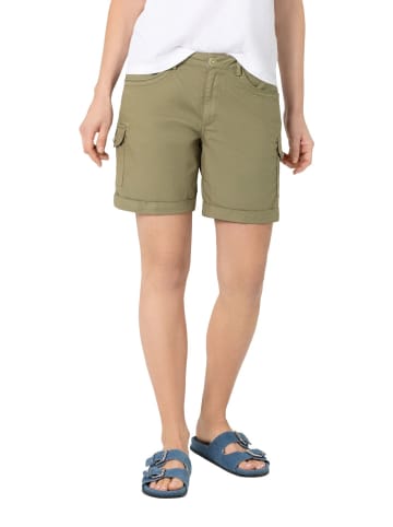 Timezone Short LOOSE ROSLYNTZ CARGO comfort/relaxed in Grün