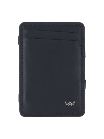 Golden Head Polo Kreditkartenetui RFID Schutz Leder 7.5 cm marineblau