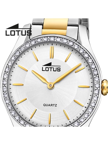 Lotus Chronograph-Armbanduhr Lotus Classic silber,gold mittel (ca. 34mm)
