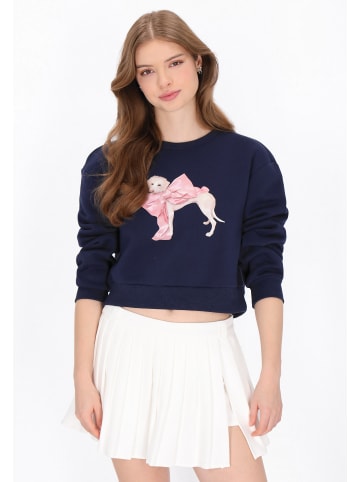 myMo Women Sweatshirt in navy