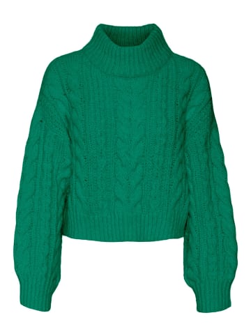 Vero Moda Strickpullover in Pine Green