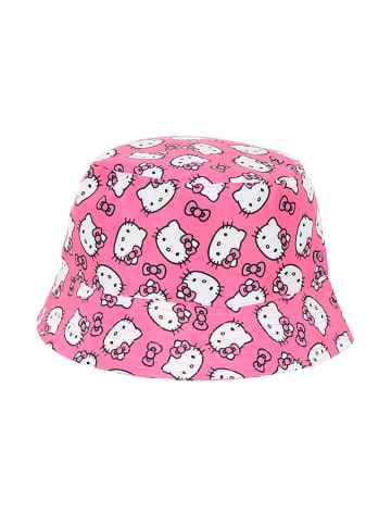 Hello Kitty Kinder Mädchen Bob Fischerhut Gr. 52 54 in Pink