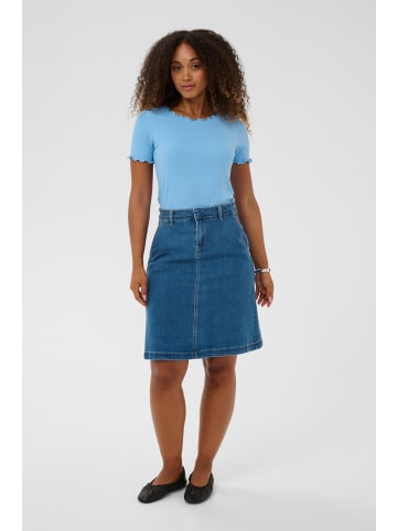 Cream Denimrock CRVisti A-shape in Indigo blue denim